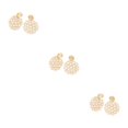 thumbnail image 4 of Guardurnaity Pendientes Colgantes Geométricos De Moda Accesorios De Mujer Hechos A Mano Y Ligeros Pendientes Colgantes Beige Blanco Type1 NO1, 4 of 6