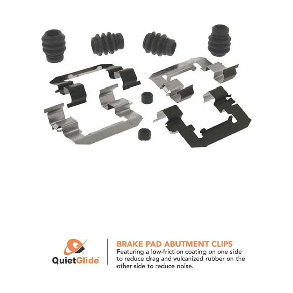 Carlson H5814Q Front Disc Brake Hardware Kit