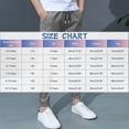 thumbnail image 3 of UAMVSH Kids Clothes Boys Girls Linen Lounge Pants Lightweight Drawstring Workout Pants Casual Cinch Bottom Pants with Pockets, 3 of 7
