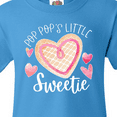 thumbnail image 4 of Inktastic Pop Pop's Little Sweetie with Pink Heart Cookie Youth T-Shirt, 4 of 5