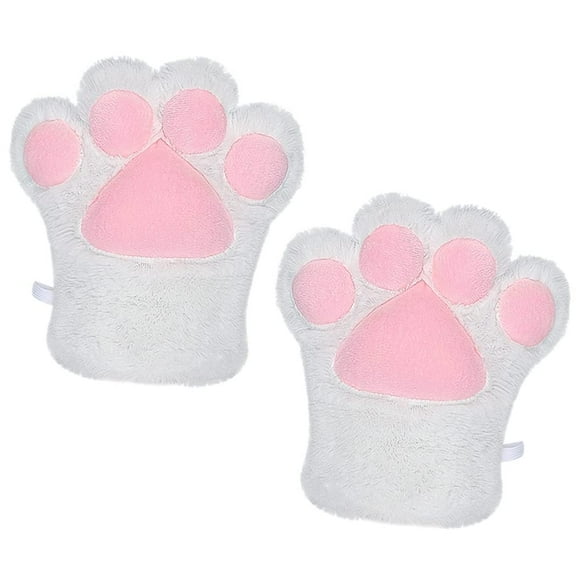 Cute Animal Paw Gloves - Warm and Fuzzy Bear, Wolf, Fox Claws Mittens - Fun Furry Hand Paws Accessories