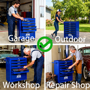 ARTMAN 20 6-Drawer Tool Chest Cabinet with Ball Bearing Drawer Slides, Steel Tool Storage Box Organizer for Garage Workshop Repair Shop