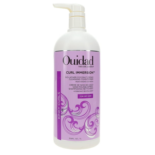OUIDAD Kinky Curls Curl Immersion NoLather Coconut Cream Cleansing