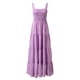 thumbnail image 4 of Vestido largo bohemio con tirantes a rayas para mujer - Vestido largo informal de verano para la playa, 4 of 4