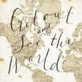 thumbnail image 2 of Gango Home Decor Cottage Get Out and See the World Square & The World is Your Oyster Square by Sara Zieve Miller (Ready to Hang); Two 12x12in White Framed Prints, 2 of 5