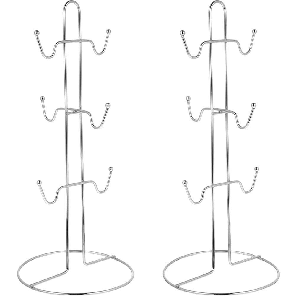 NUOLUX 2Pcs Coffee Mug Tree Hanger Stand Coffee Cup Holder for Home