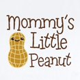 thumbnail image 2 of CafePress - Mommy's Little Peanut Body Suit - Baby Light Bodysuit, Size Newborn - 24 Months, 2 of 4