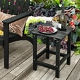 thumbnail image 2 of Costway 14'' Patio Adirondack Side End Table HDPE Square Weather Resistant Garden Black, 2 of 9