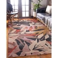 thumbnail image 3 of Afuera Living Indoor Outdoor Luna Polyester Area 5'x7' Rug in Orange and Cream, 3 of 8