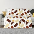 thumbnail image 3 of Throw Blanket for Couch, Ice Cream Popsicle Super Soft Fuzzy Comfy Warm Throw Blanket, Cuteness Lightweight Cozy Plush Flannel Blanket & Throws for Sofa and Bed All Season, 3 of 5