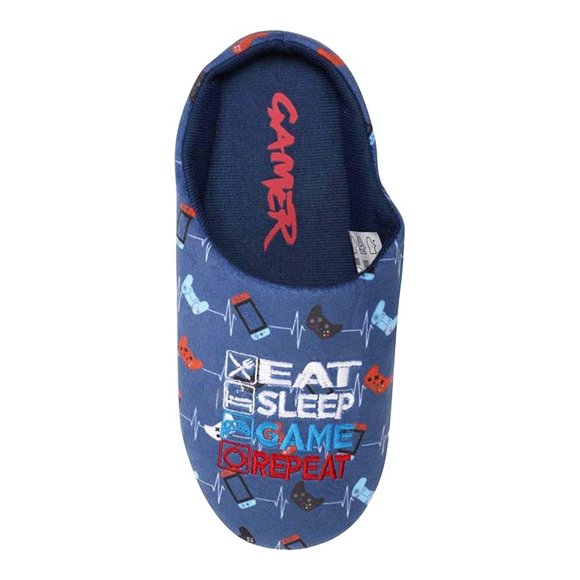 Gamer Boys/Girls Game Controller Mule Slippers