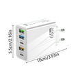 thumbnail image 3 of 3.1A Type - C PD + 3USB Multi - Port Travel Charger - 65W Fast Charging, Automatic Recognition, Safe, Ideal for Travel, Charges Multiple Devices, 3 of 5