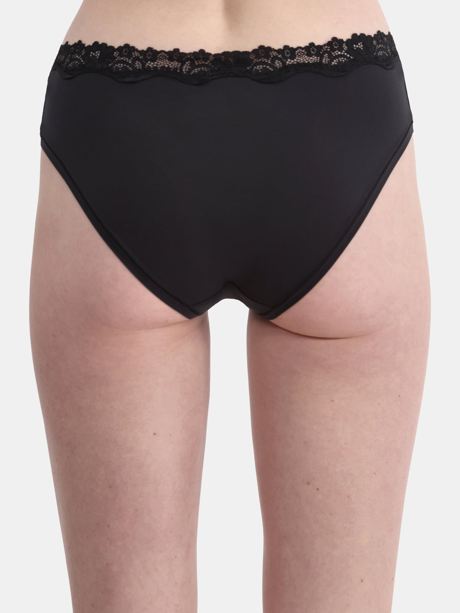 No Boundaries Body Base Hipster Panties with Lace, Women's