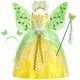 thumbnail image 1 of Vestido de niña, disfraz de Tiana, disfraz de princesa y sapo, película de Anime, ropa de juego de rol, Halloween, carnaval, princesa Dress6-7Y Tag-120 Gao Jinjia LED, 1 of 2