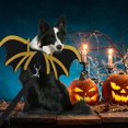 thumbnail image 3 of Alas De Murciélago Para Gatos Con Cinta De Fieltro Ajustable Y Campana De Calabaza, Disfraces De Mascotas, Ropa, Decoración De Halloween Para Fiesta De Disfraces Inevent HA037206-00, 3 of 6