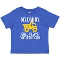 thumbnail image 3 of Inktastic Construction My Daddy Still Plays with Trucks Boys or Girls Baby T-Shirt, 3 of 5