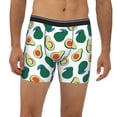 thumbnail image 2 of Men'S Boxer Briefs, Cute Pine Green Avocado Soft And Breathable Mens Underwear Boxer Briefs With Widen Waist, 2 of 2