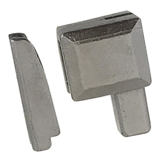 20Pcs #5 Zippers Latch Slider Retainer Insertion Pin Zipper Repair Gray