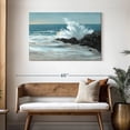 thumbnail image 3 of Elephant Stock Crashing Wave I Wall Art - Horizontal Canvas Wall Art - Living Room Wall Decor - Beach Canvas - Teal And Blue Decor By Tim O'toole - 45" x 30", 3 of 8