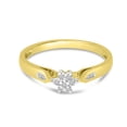thumbnail image 7 of 14K Yellow Gold Diamond Cluster Ring, 7 of 7