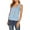 Light Blue, variant on Dellytop Women V-Neck Sleeveless Tunic Knit Tank Top