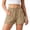 D625/Khaki, variant on Afdoent Womens Shorts Linen Shorts Casual Summer Shorts High Waisted Comfy Pull On With Pockets 2026 Beach Vacation Shorts