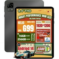Headwolf FPad5 Pro Android 14 Tablet, 8.4 Inch FHD Display, MTK G99, 16GB RAM 256GB Storage, 5500mAh, 5G WiFi, Great for Work and Play
