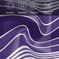 thumbnail image 5 of Purple Ombre Stripe Cloth Napkins, Farmhouse Striped Gradient Washable and Reusable Dinner Napkins Set of 6, Table Napkin for Kitchen Party Birthday Wedding Hotel Housewarming 20"x20", 5 of 8
