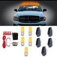 thumbnail image 5 of CCIYU 5x Smoke Cab Marker Clearance Light lamp Lens + Bright Yellow T10 LED Bulbs W/Base Housing + 1 Set Wiring Pack Switch Assembly Wire Harness, 5 of 5