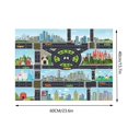 thumbnail image 4 of Tuvgenk Area Rug Printed Playroom Non Slip Cute Accent Rugs Stain Resistant Washable Rectangular 1×2 Floor Mat Home Use, 4 of 5
