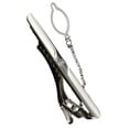 thumbnail image 2 of ZLight Stainless Metal Mens Simple Silver Tone Necktie Tie Bar Clasp Clip Clamp Pin No.16 1Set, 2 of 6