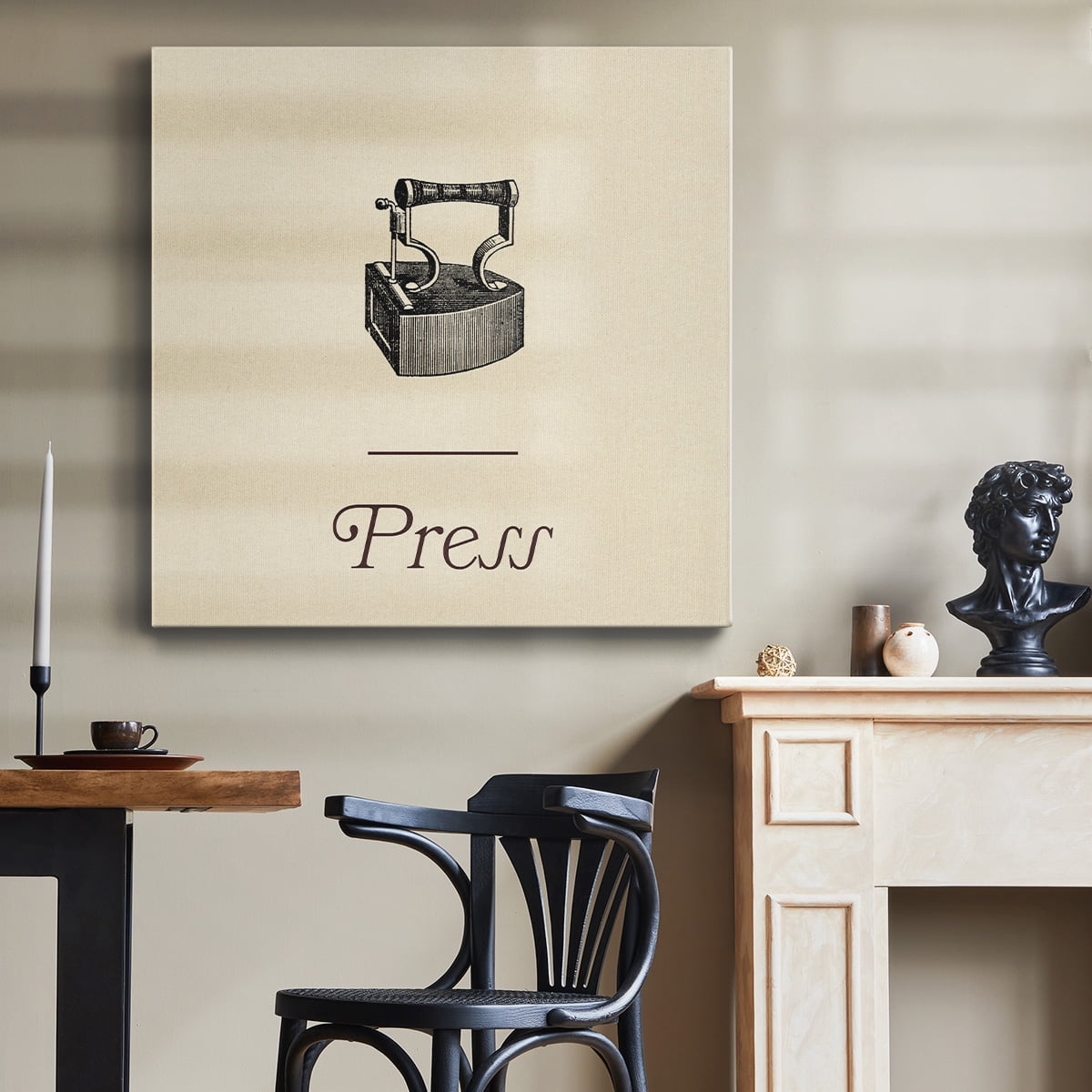 Wexford Home Laundry Sign III-Premium Gallery Wrapped Canvas, 24" x 24" - Ready to Hang