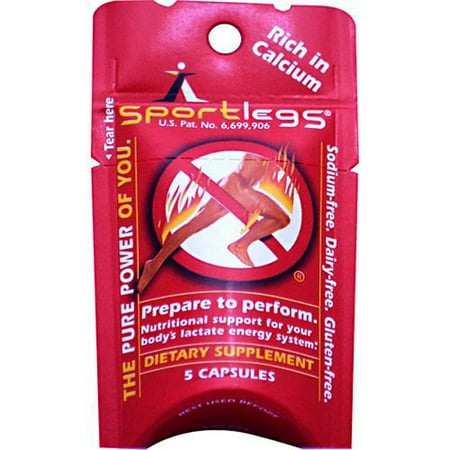 SPORTLEGS - Dietary Supplement Capsules With Calcium - 5 Capsules