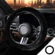 thumbnail image 1 of pstuiky Funda de volante de invierno de felpa de 38 cm para coches de 15 pulgadas, 1 of 6