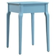 thumbnail image 4 of Chelsea Lane Riley Wood Single-Drawer Nightstand Side Table, Marine Green, 4 of 7