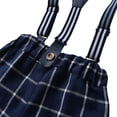 thumbnail image 6 of BULLPIANO Baby Boy Suit OutfitsTuxedo Long Sleeve Gentleman Shirt with Bowtie Suspender Pants Kids Wedding Suits for Boys, 6 of 8