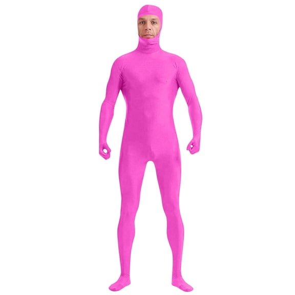 Aueoeo Men's and Women's Jumpsuit Solid Color Dance Long Sleeve Hoodies Stage Performance Outfit