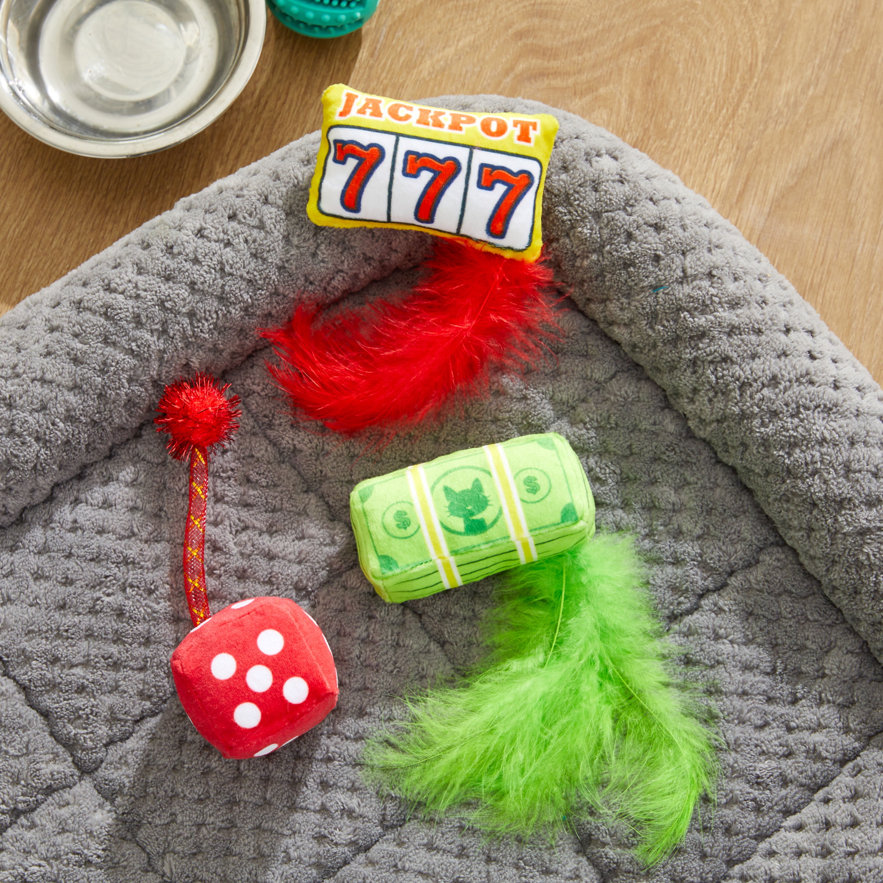 Vibrant Life Vegas Cat Toys with Catnip, Multicolor, 3 Pack