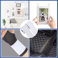 thumbnail image 2 of 4 Inch x 16 Feet Black Hook and Loop Tape with Adhesive, Nylon Heavy Duty Hook and Loop Tape Strips, Non Slip Rug Grippers, Wall Adhesive Strips, Keep Couch Cushions from Sliding,White-10cm, 2 of 10