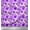 Violet, variant on Soimoi Cotton Duck Fabric Stripe & Autumn Leaves Print Sewing Fabric Yard 42 Inch Wide