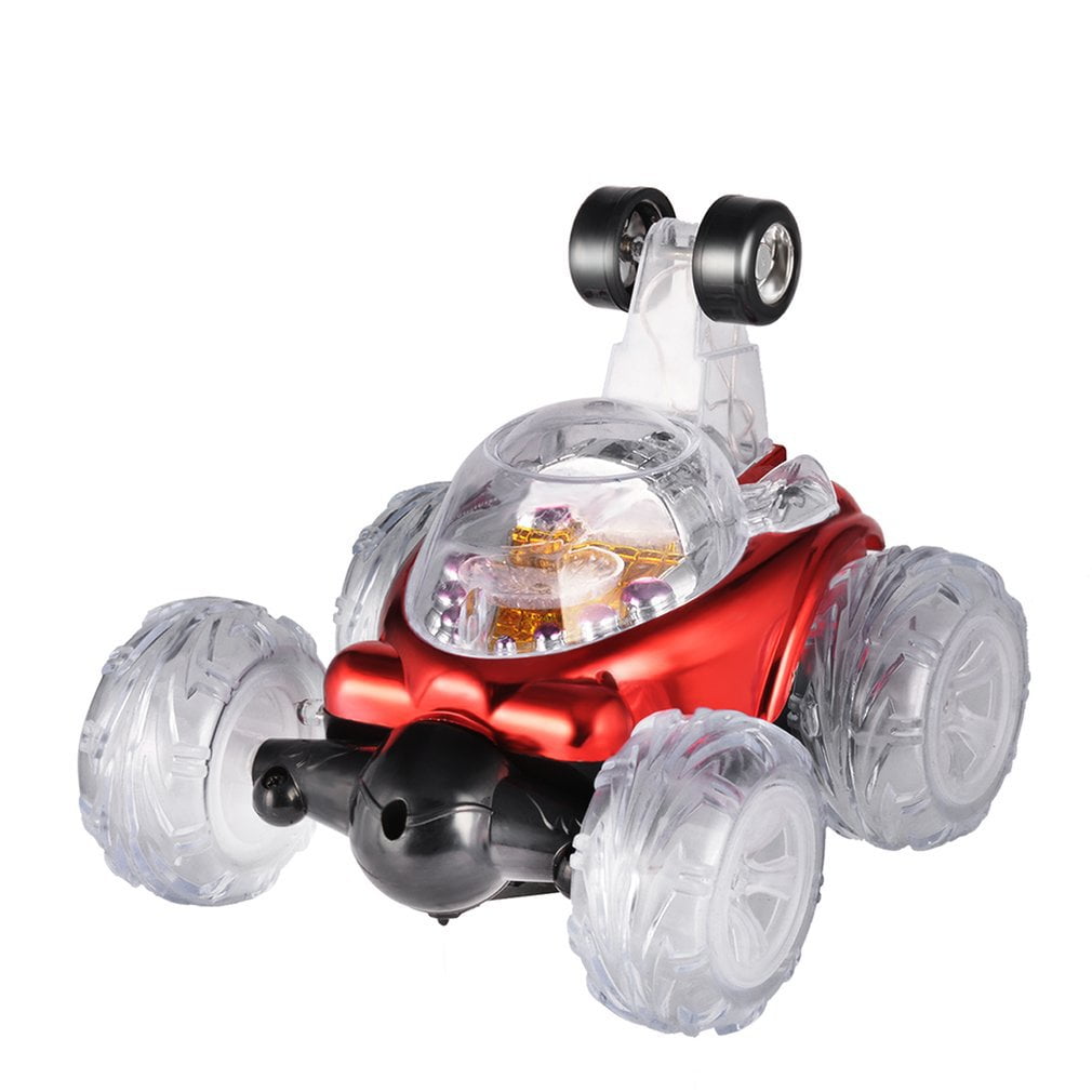 Red & Blue RC Robot Car Remote Control 2 IN 1 Kids Trolley Stunt Road Car Mold 