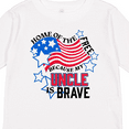 thumbnail image 4 of Inktastic Home of the Free Because My Uncle is Brave Boys or Girls Long Sleeve Toddler T-Shirt, 4 of 5