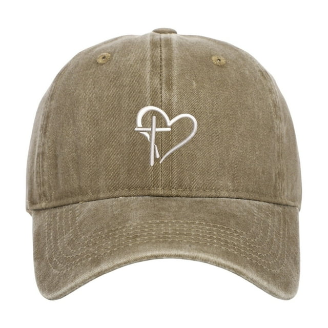 Casquette de Baseball Sport Décontractée avec Imprimé Cœur pour Activités Extérieures et Usage Quotidien