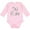 AD-Pink, variant on Ski Bum Boys or Girls Long Sleeve Baby Bodysuit