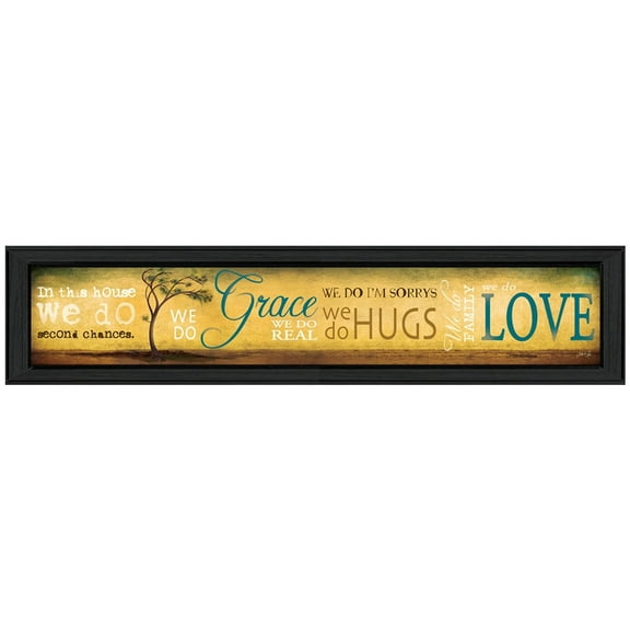 Grace And Love By Marla Rae Printed Framed Wall Art Wood Multi-Color