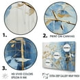 thumbnail image 3 of Designart "Dancing With Blue And Gold Bamboo" Bamboo Floater Framed Canvas Art Print, 3 of 5