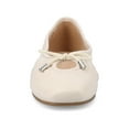 thumbnail image 6 of Journee Womens Callee Ballet Bow Slip On Dress Flats, Widths Available, 6 of 9