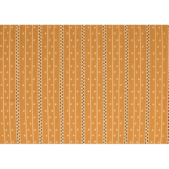 Ahgly Company Indoor Rectangle Abstract Orange Contemporary Area Rugs, 2' x 3'