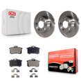 thumbnail image 1 of Transit Auto Rear Disc Brake Rotors and Semi-Metallic Pads Kit for Car Audi A6 Quattro Allroad K8F-101731, 1 of 11