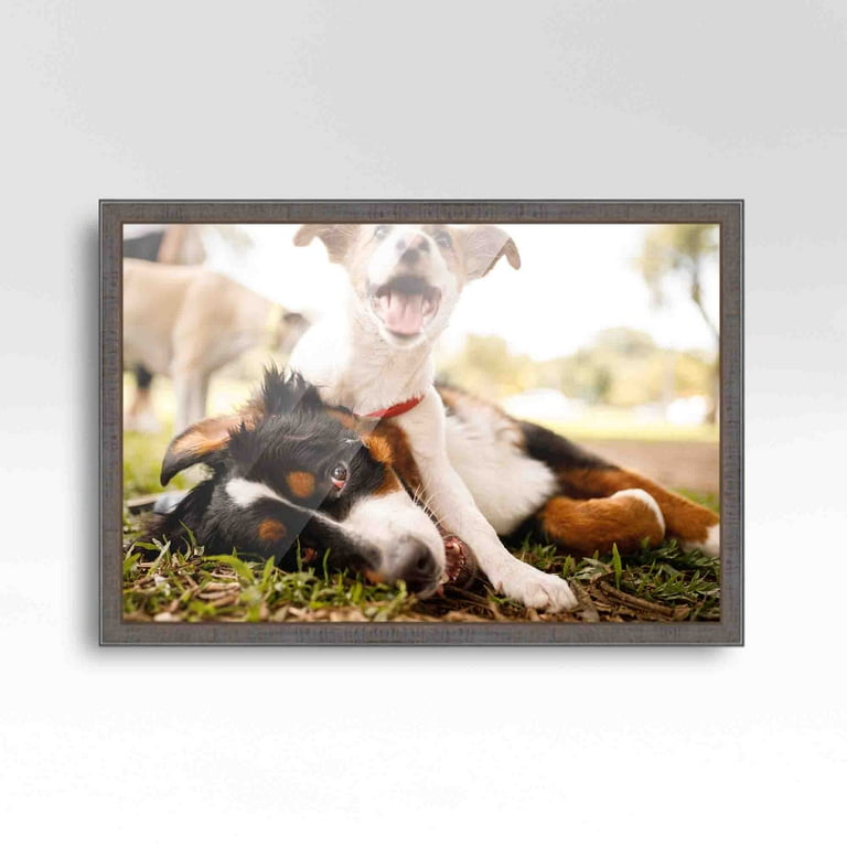 CustomPictureFrames.com 16x24 Frame White Real Wood Picture Frame